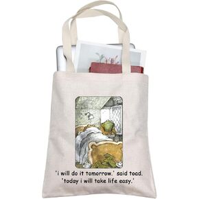 TOBGB Funny Frogs Gift Frog Zipper Pouch Bag Good Friends Gift Frog Sketch Cosmetic Bag Toad Gift Storybook Gift(Said Toad) in Kuwait