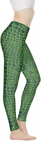 Irisjudy Womens High Waist Workout Leggings for Yoga,Jogging, Novelty Printed Buttery Soft Stretchy Pants Tights Outfit in Saudi Arabia