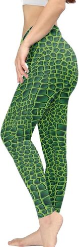 Irisjudy Womens High Waist Workout Leggings for Yoga,Jogging, Novelty Printed Buttery Soft Stretchy Pants Tights Outfit in Saudi Arabia