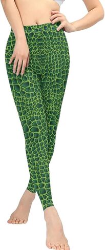 Irisjudy Womens High Waist Workout Leggings for Yoga,Jogging, Novelty Printed Buttery Soft Stretchy Pants Tights Outfit in Saudi Arabia