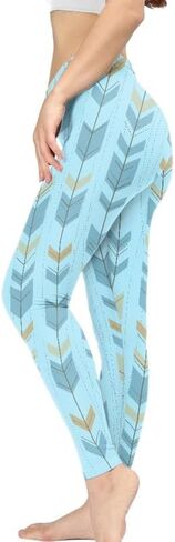 Irisjudy Womens High Waist Workout Leggings for Yoga,Jogging, Novelty Printed Buttery Soft Stretchy Pants Tights Outfit in Saudi Arabia