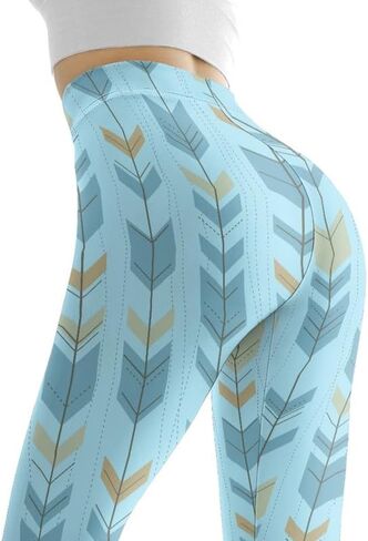 Irisjudy Womens High Waist Workout Leggings for Yoga,Jogging, Novelty Printed Buttery Soft Stretchy Pants Tights Outfit in Saudi Arabia