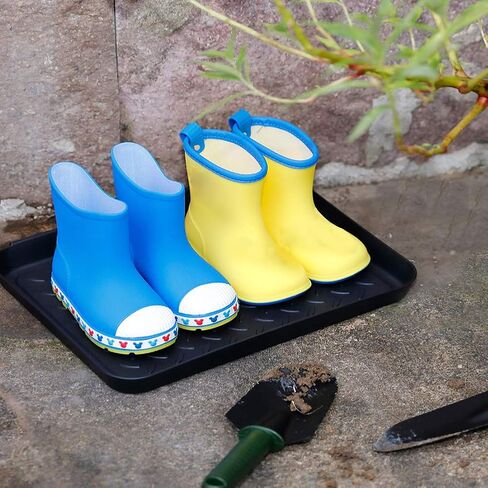 مجموعة من 3 صواني أحذية، صينية أحذية متعددة الأغراض للأحذية الطويلة للمطر، أحذية الشتاء، أدوات الحدائق، صواني تخزين بلاستيكية قابلة للغسل، أواني زهور in Kuwait