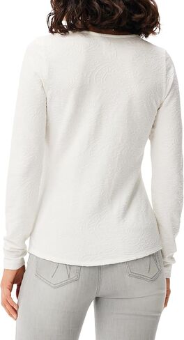 NIC+ZOE Women's Twist Front Lace Knit Top in Saudi Arabia