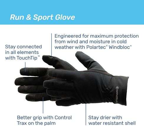 Manzella Mens Intrepid Polartec Windbloc Touchtip in Kuwait