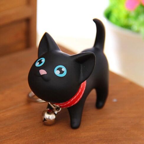 JOYJULY القط هريرة Keyrings سلاسل المفاتيح لمفاتيح السيارة Kawaii رائعتين حقيبة قلادة لعبة، فكرة هدية للفتيات والنساء والرجال in Saudi Arabia
