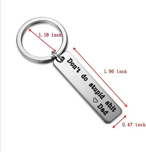 Funny Keychain Gifts for Boys Kids First Car Key Chain Drivers License Gifts for Son Going to College Gift From Parents in Kuwait