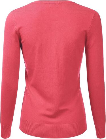 LALABEE Women's Crewneck Long Sleeve Button Down Knit Cardigan Sweater (S-XXL) in Saudi Arabia