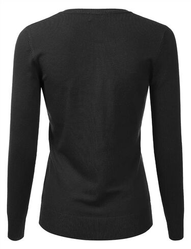 LALABEE Women's Crewneck Long Sleeve Button Down Knit Cardigan Sweater (S-XXL) in Saudi Arabia