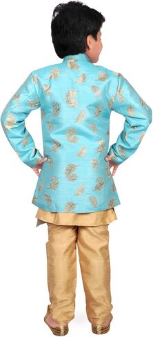 طقم ملابس تقليدية للأطفال من AHHAAAAA، كورتا وبيجامة إندو غربية للأولاد in Kuwait