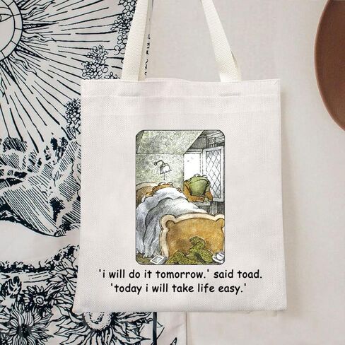 TOBGB مضحك الضفادع هدية الضفدع حمل الحقيبة حقيبة أصدقاء جيدين هدية الضفدع رسم حمل حقيبة العلجوم هدية القصص المصورة هدية (قال العلجوم حمل) in Kuwait