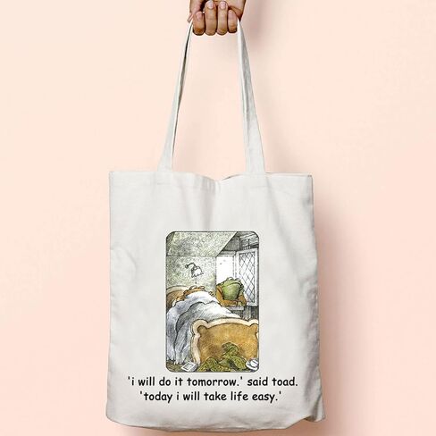 TOBGB مضحك الضفادع هدية الضفدع حمل الحقيبة حقيبة أصدقاء جيدين هدية الضفدع رسم حمل حقيبة العلجوم هدية القصص المصورة هدية (قال العلجوم حمل) in Kuwait