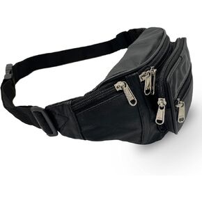 Liberty Leather Large Fanny Pack Crossbody Bags for Women Waist Bum Hip Bag for Women Large Belt Bag Cute Fanny Pack for Teen Girls