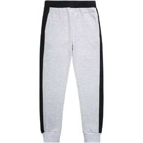 بنطال الركض UNACOO للأولاد كاجوال ناعم من القطن المزغّب الفرنسي سهل الارتداء مع جيبين in Kuwait