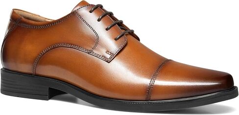 Dockorio Mens Oxford Leather Dress Shoes Formal Business Shoes for Men in Kuwait