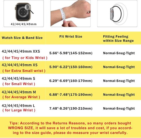 OMECKY حلقة منفردة مضفرة قابلة للتمدد متوافقة مع Apple Watch Band Series 9 8 7 6 5 4 3 38 مم 40 مم 41 مم 42 مم 44 مم 45 مم 49 مم للنساء والرجال، حزام رياضي مرن من النايلون اللطيف لـ iWatch SE/Ultra 1/2 in Kuwait