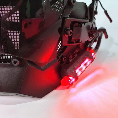 Cyber Punk Mask Round Lamp Helmet Mask Cosplay for Men and Women, Cool Mask Techwear, Full-Face Mask Costume Accessory in Saudi Arabia