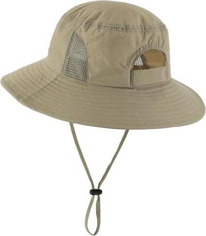 Connectyle UPF 50+ Kids Sun Hat Ponytail Bucket Hat for Girls Summer Beach Hat in Kuwait