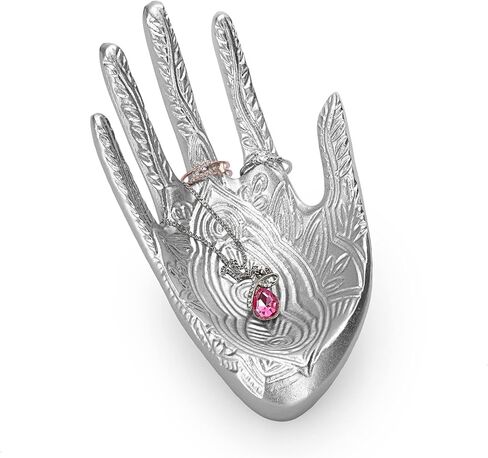 ELLDOO بوذا صينية مجوهرات يدوية حامل حلقات عرض مجوهرات حامل مجوهرات يدوي حلية تخزين الأطباق، ذهبي in Kuwait