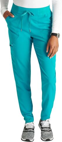 Cherokee Women Mid-Rise Pull-On Scrub Jogger Pant with 4 Pockets and Elastic Jogger Waist - CK138A in Saudi Arabia