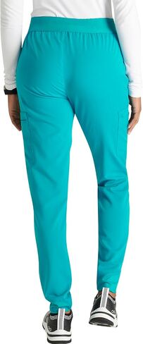 Cherokee Women Mid-Rise Pull-On Scrub Jogger Pant with 4 Pockets and Elastic Jogger Waist - CK138A in Saudi Arabia