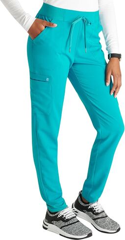 Cherokee Women Mid-Rise Pull-On Scrub Jogger Pant with 4 Pockets and Elastic Jogger Waist - CK138A in Saudi Arabia