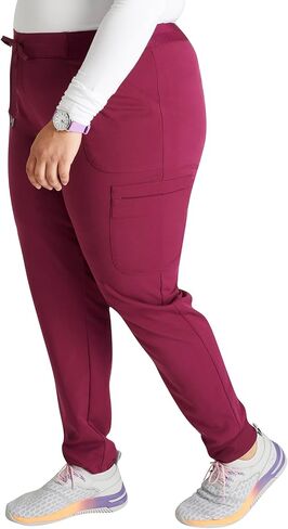 Cherokee Women Mid-Rise Pull-On Scrub Jogger Pant with 4 Pockets and Elastic Jogger Waist - CK138A in Saudi Arabia