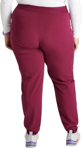 Cherokee Women Mid-Rise Pull-On Scrub Jogger Pant with 4 Pockets and Elastic Jogger Waist - CK138A in Saudi Arabia