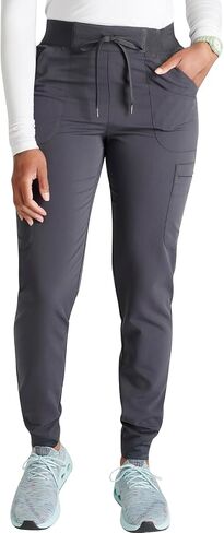 Cherokee Women Mid-Rise Pull-On Scrub Jogger Pant with 4 Pockets and Elastic Jogger Waist - CK138A in Saudi Arabia