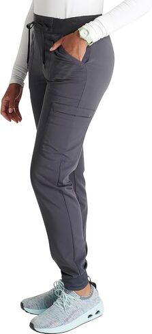 Cherokee Women Mid-Rise Pull-On Scrub Jogger Pant with 4 Pockets and Elastic Jogger Waist - CK138A in Saudi Arabia