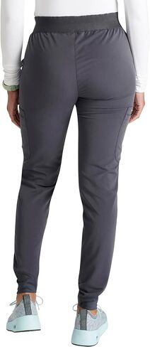 Cherokee Women Mid-Rise Pull-On Scrub Jogger Pant with 4 Pockets and Elastic Jogger Waist - CK138A in Saudi Arabia