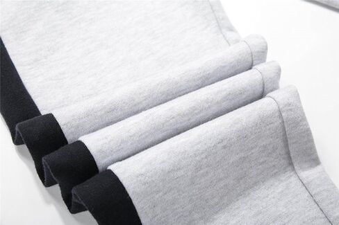 بنطال الركض UNACOO للأولاد كاجوال ناعم من القطن المزغّب الفرنسي سهل الارتداء مع جيبين in Kuwait