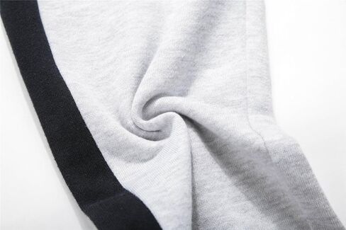 بنطال الركض UNACOO للأولاد كاجوال ناعم من القطن المزغّب الفرنسي سهل الارتداء مع جيبين in Kuwait