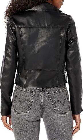 [BLANKNYC] Womens Vegan Leather Belted Jacket in Saudi Arabia