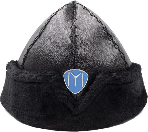 Yasir Turkish Ottoman Bork Hat Ertugrul Dirilis Fur Leather Winter Cap IYI #2006 in Saudi Arabia