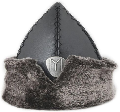 Yasir Turkish Ottoman Bork Hat Ertugrul Dirilis Fur Leather Winter Cap IYI #2006 in Saudi Arabia