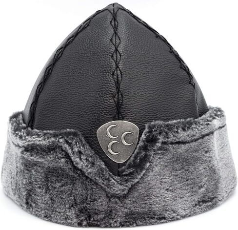 Yasir Turkish Ottoman Bork Hat Ertugrul Dirilis Fur Leather Winter Cap IYI #2006 in Saudi Arabia