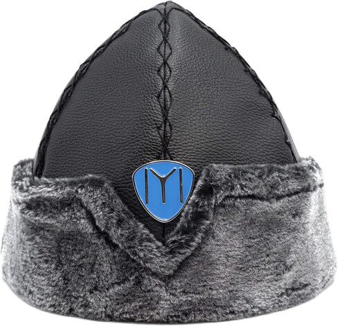 Yasir Turkish Ottoman Bork Hat Ertugrul Dirilis Fur Leather Winter Cap IYI #2006 in Saudi Arabia