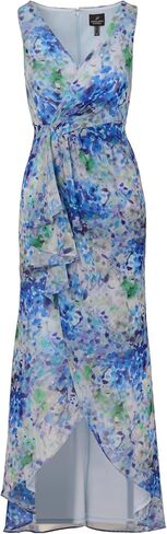 Adrianna Papell Women's Long Printed Gown in Kuwait