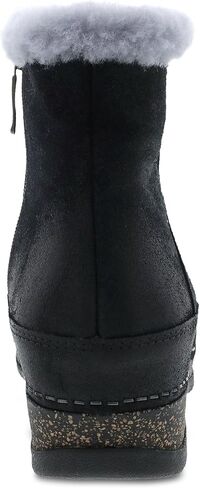 Dansko Women's Mitzy Boot - Lightweight Outsole and Durable, Comfortable Ride on Patented Stapled Construction - Faux Fur Collar and Inside Zip in Saudi Arabia