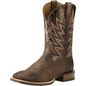 Ariat Mens Challenger Western Boot Branding Iron Brown/Brindle 11.5 Wide, Branding Iron Brown/Brindle in Saudi Arabia