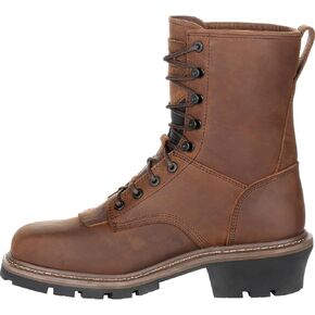ROCKY Square Toe Logger Waterproof Work Boot