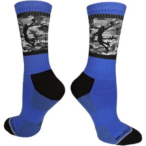 جوارب كرة السلة MadSportsStuff مع لاعب على جوارب Camo Athletic Crew (ألوان متعددة)