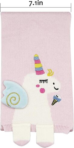 Eilova Orityle Winter Kids Scarf Cute Unicorn Knit Scarves Shawl Wrap Soft Warm Neck Warmer for Toddler Little Girls Boys in Saudi Arabia