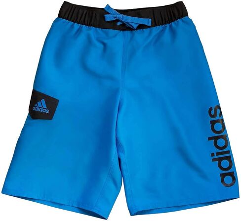 adidas Boys Swim Trunks Boardshorts (X-Large, Royal Blue Logo) in Saudi Arabia