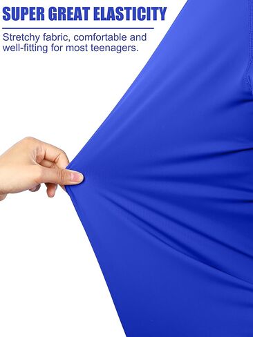 Poroka 3 قطع قميص واقي من الشمس للأولاد UPF50 + قميص طويل الأكمام للحماية من الشمس سريع الجفاف في الهواء الطلق قميص سباحة للأولاد in Kuwait