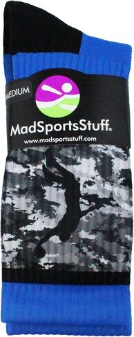 MadSportsStuff Basketball Socks with Player on Camo Athletic Crew Socks (multiple colors) in Saudi Arabia