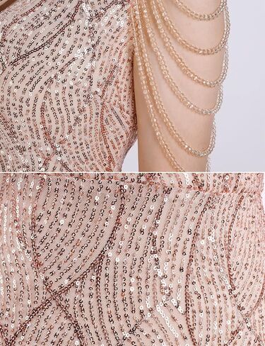 Elegant Sequin Dresses for Wedding Guest One Shoulder Dress for Women with Bead Maxi Formal Gowns in Saudi Arabia