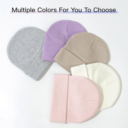 مجموعة قفازات وقفازات وقفازات من KDVOG للأطفال، قبعة شتوية دافئة للأولاد والبنات الصغار، لون موحد in Kuwait