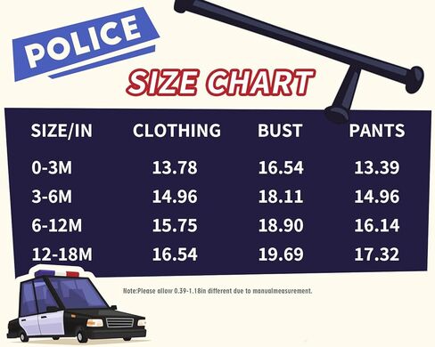 زي InBakjade للأطفال الأولاد للهالوين زي شرطة SWAT زي شريف الهالوين للحفلات in Kuwait
